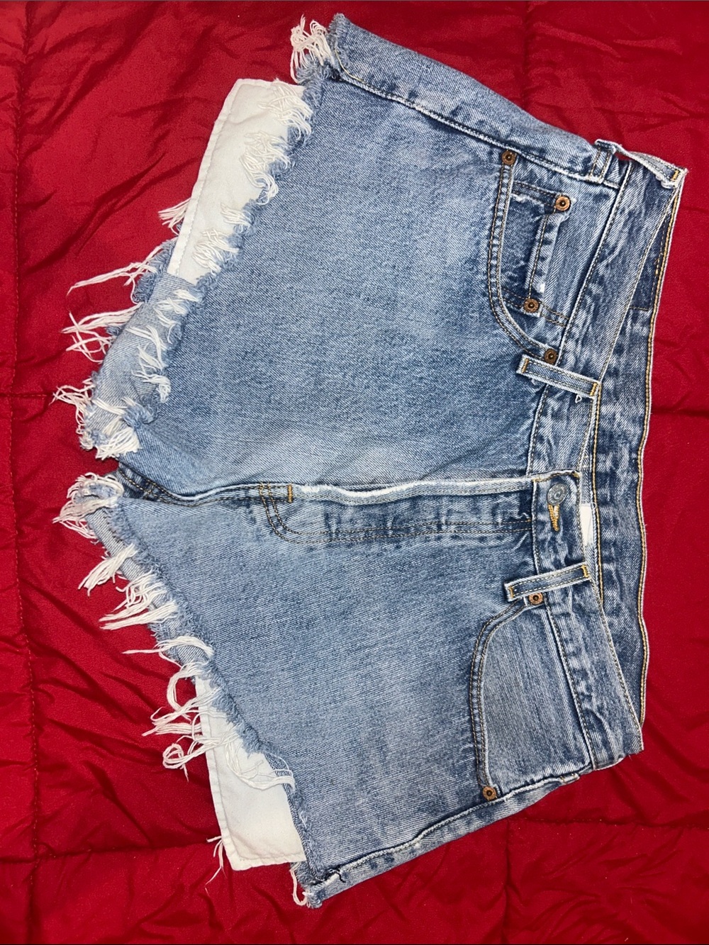 Vintage Levi’s Distressed Cut-Off Shorts | 34 | Light Wash | High Rise